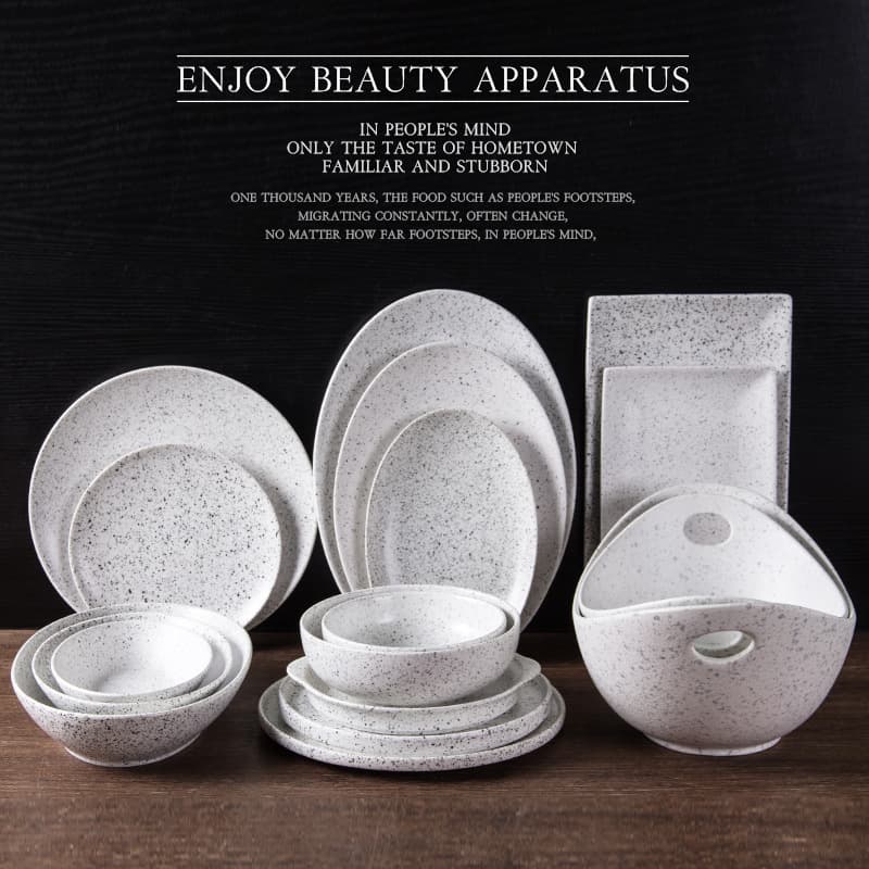 Creative Ceramic Dinner Plate Large Size Dinnerware Sets