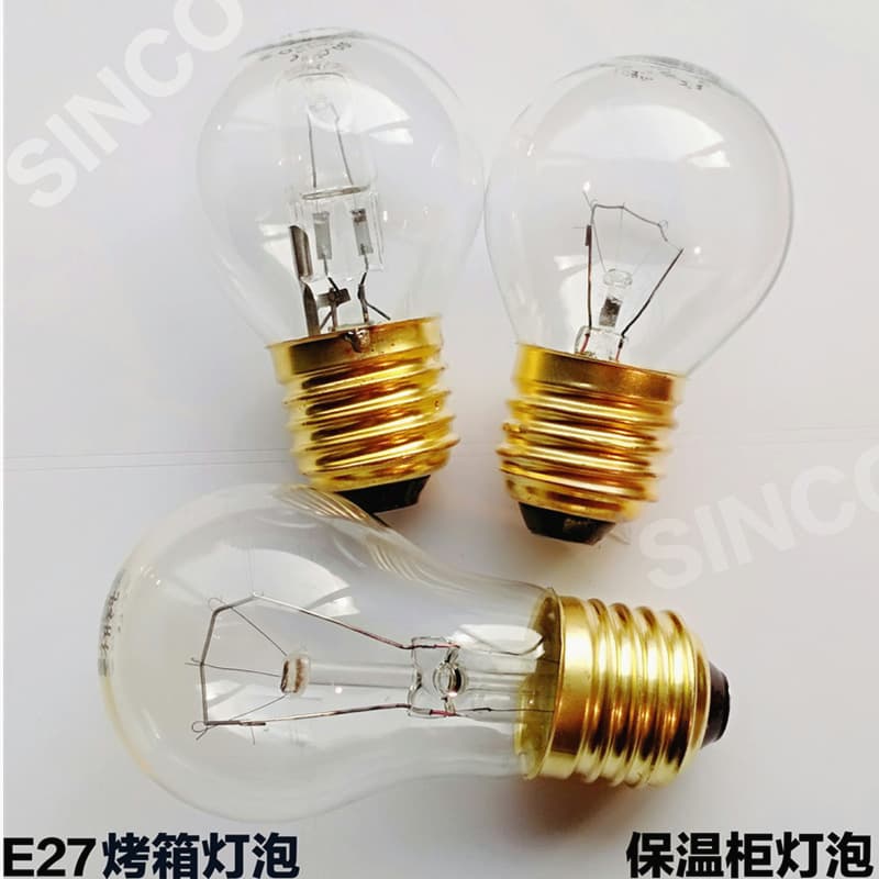 G45 Oven Bulb 300°C E27 Oven High Temperature Resistant Explosion-Proof Light Bulb Insulation Cabinet High Temperature Resistant Light Bulb 500°C