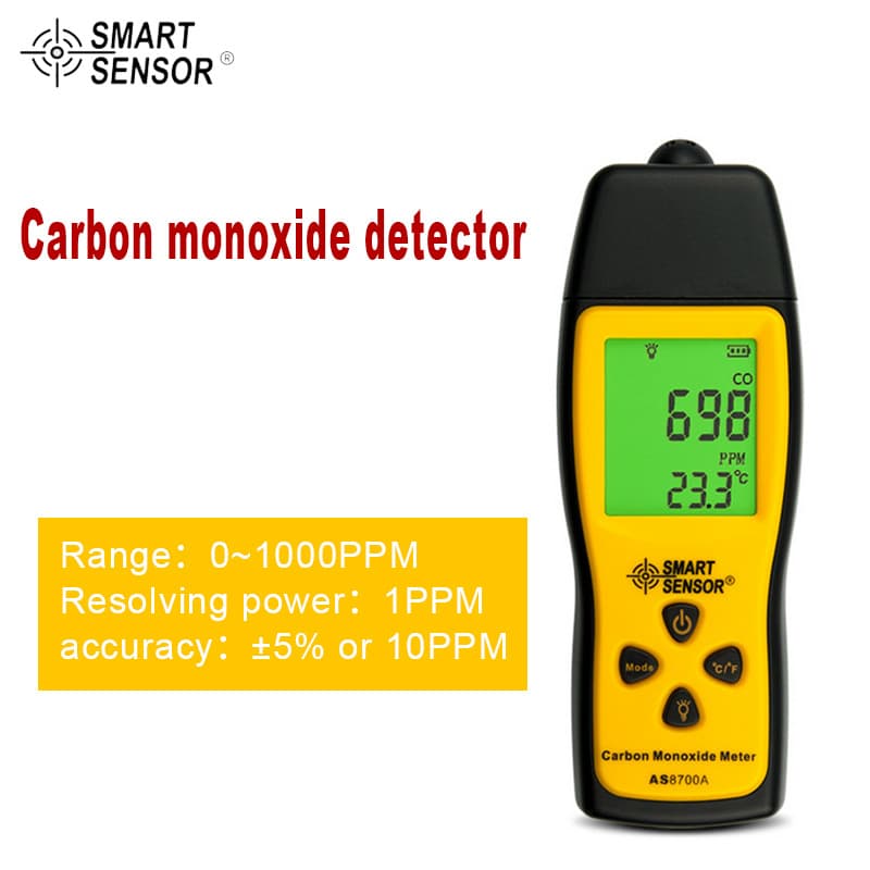 CEM AS8700A Carbon Monoxide Gas Detector and Alarm