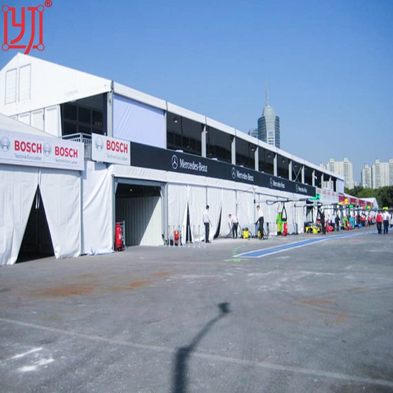 Large Aluminum Alloy Double-Layer Pavilion with Eaves, Corridor, Balcony, Observation Deck, and Sports Event Tent