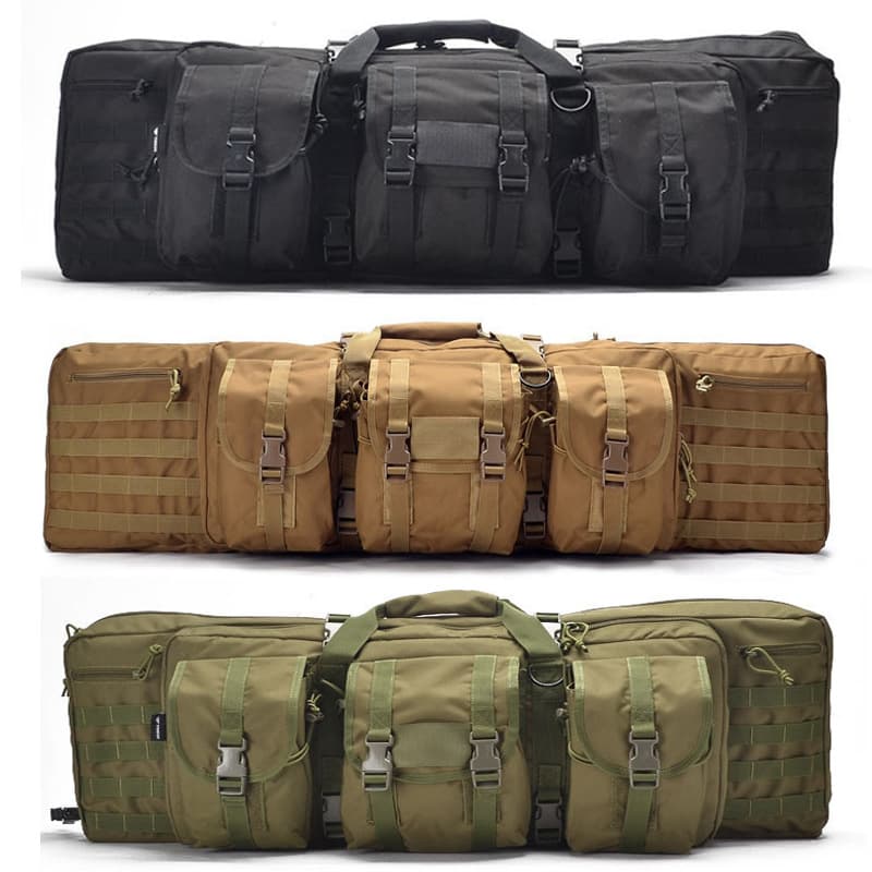 Amazon Hot Selling 55-inch Tactical 136 Compartment 1.4m Multi-color Fishing Bag Hunting Bag CS Bag