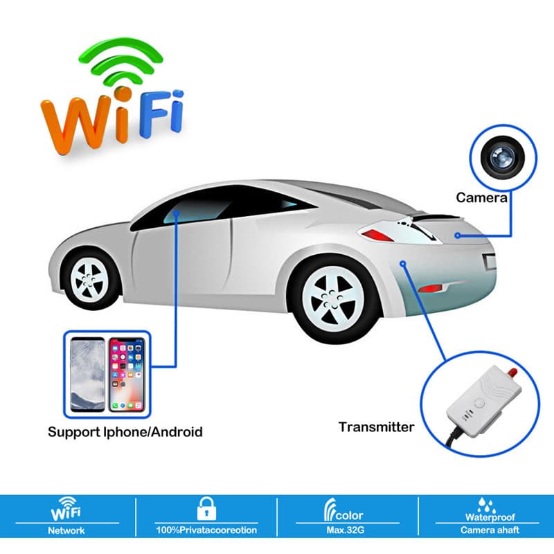 Cross-border FPV Dedicated DC Interface Video WiFi Repeater Vehicle AV Video Repeater Wireless