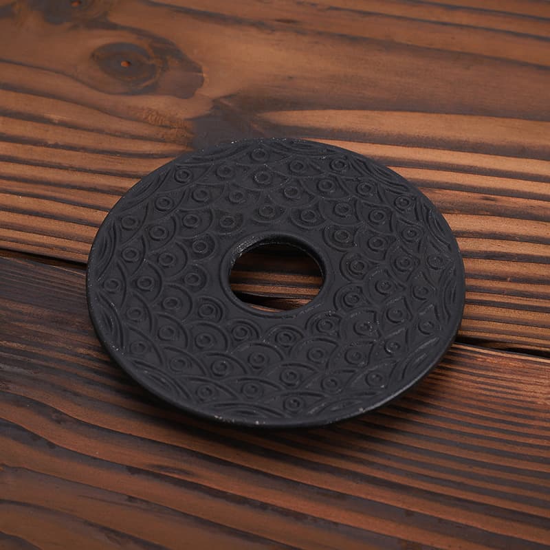 Household cast iron kettle support, pig iron insulated table mat, stove mat, teapot mat, open flame kettle mat, tea set, handmade
