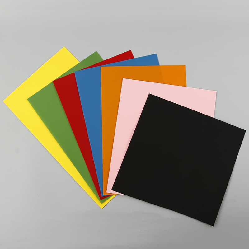 Custom PP black frosted sheets, matte scratch-resistant rigid plastic sheets, PP processed plastic film, new PP material