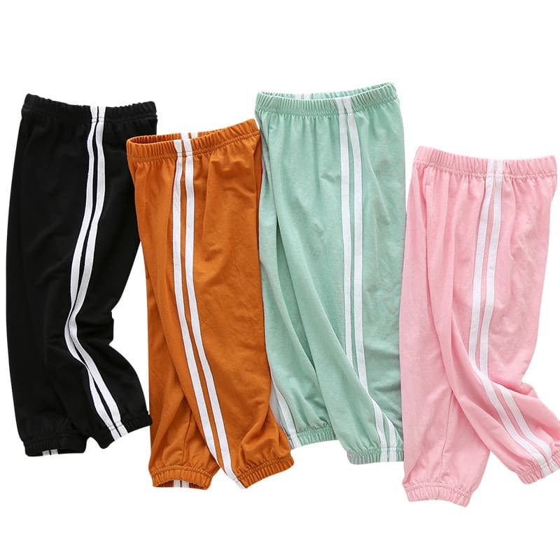 Summer New Children's Casual Mosquito-Repellent Pants, Girls' Thin Summer Pants, Boys' and Girls' Lantern Long Pants for Toddlers