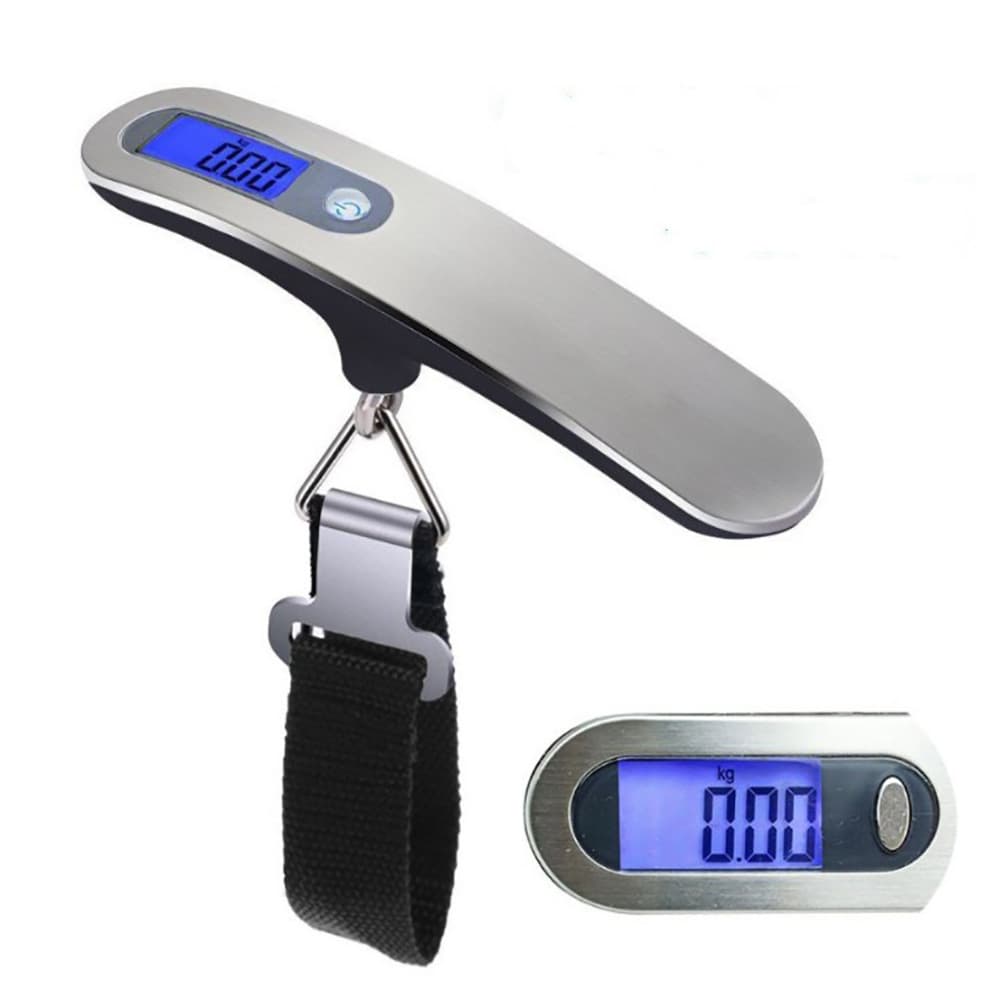 Hot-selling Portable Electronic 50kg Handheld Scale, Stainless Steel Household Luggage Scale for Air Travel