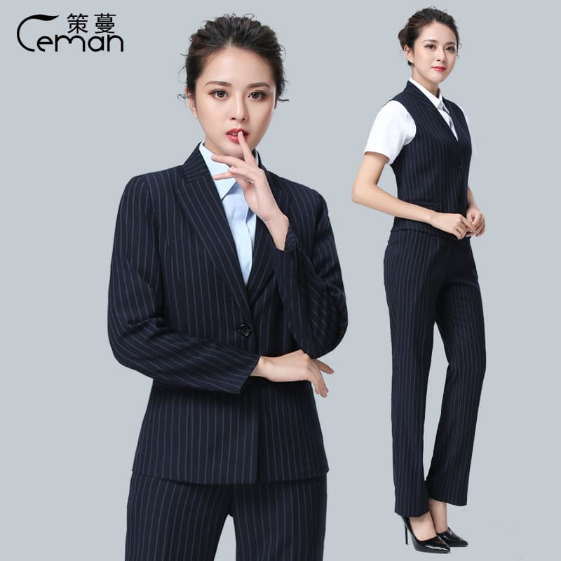 CeMan CCB Uniform Set 2022 Summer Thin Professional Women's Suit Bank Workwear Blazer