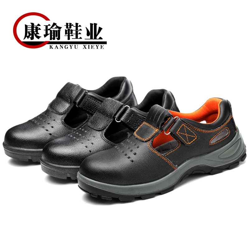 Safety Shoes Men's Steel Toe Protective Shoes Summer Breathable Sandals Anti-Smash Anti-Puncture Work Shoes Women's