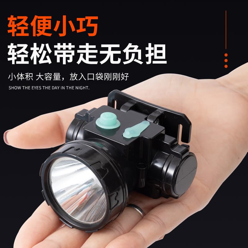 Rechargeable LED Headlamp High Brightness Long Range Outdoor Indoor Fishing Mining Light Super Bright Head Mounted Flashlight