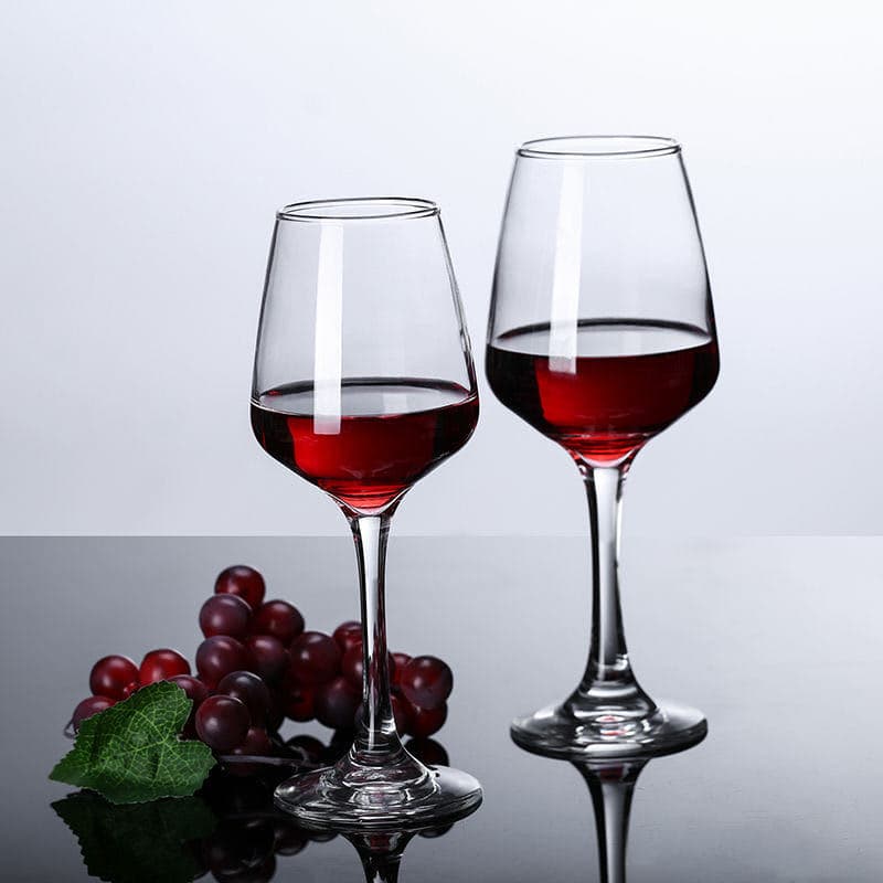 Factory wholesale creative wine goblet brandy glass gift box crystal white material thickened glass red wine glass