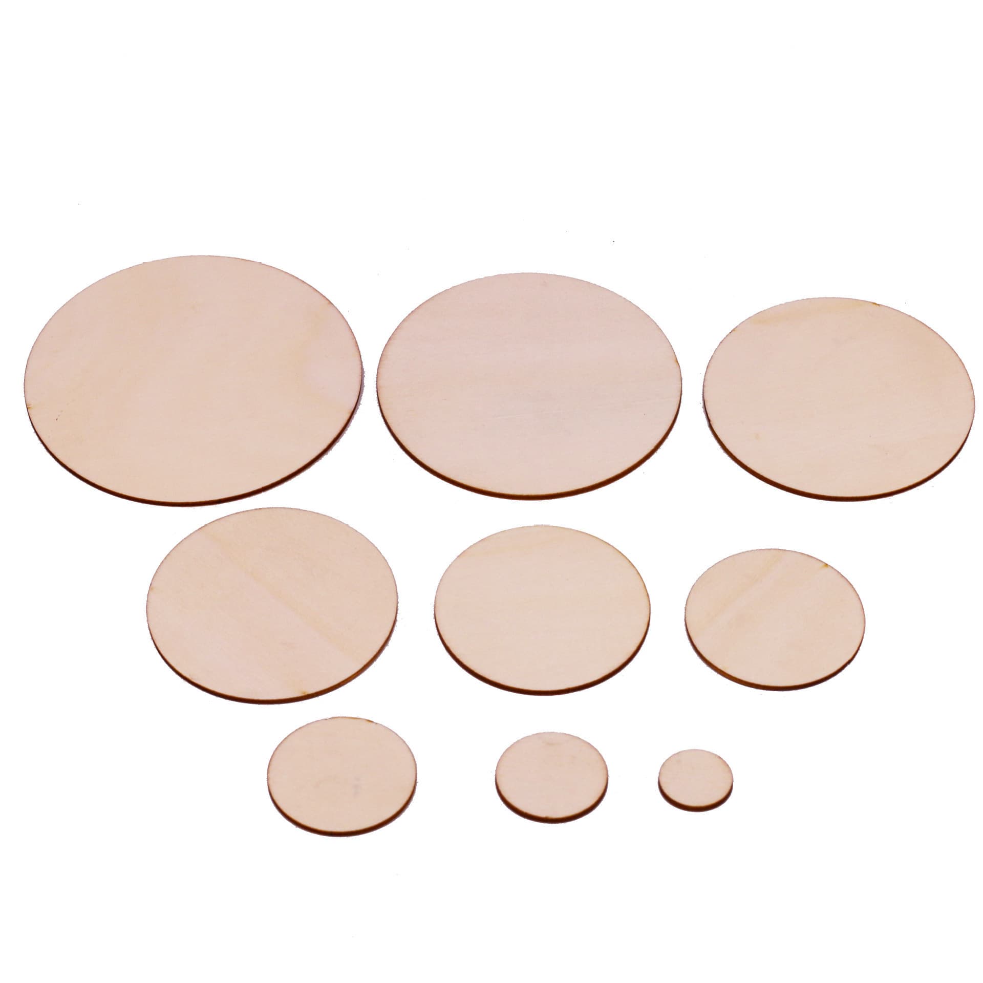 Spring Pastoral Style Density Board Round Wood Slice Craft Hanging Decoration for Home Living Room Wall Decoration