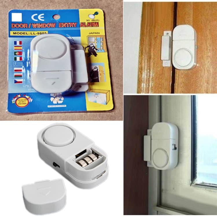 Cross-Border Hot Selling Alarm Door/Window Magnetic Alarm, Independent Induction Alarm, High-Decibel Anti-Theft Device