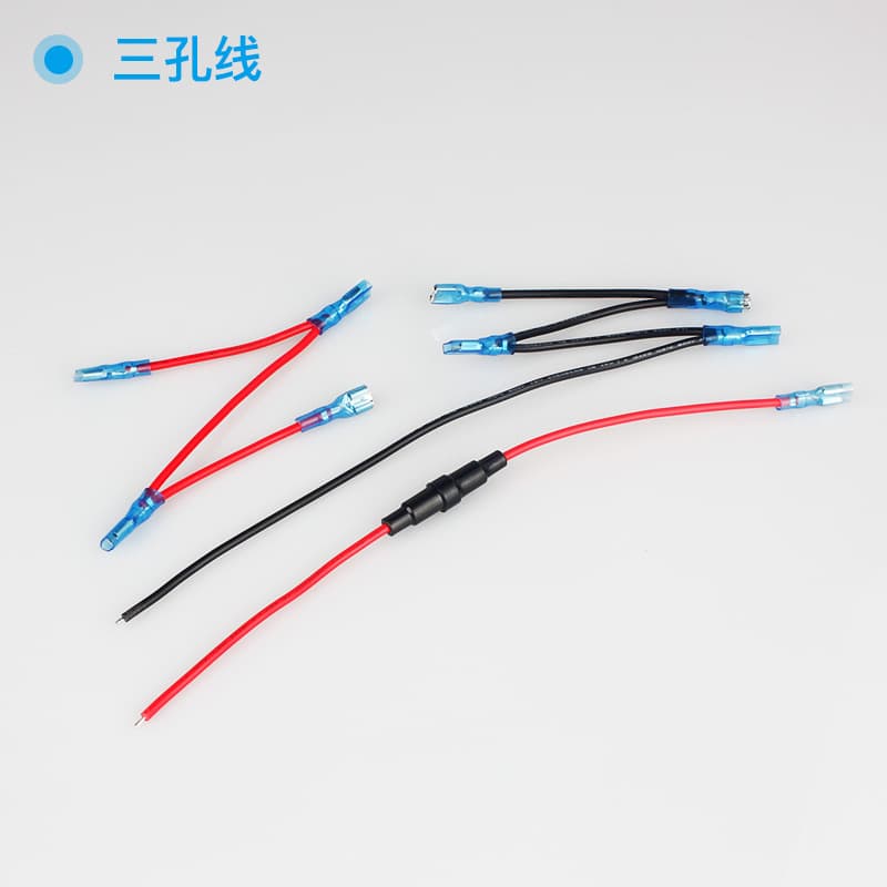 Car Charger Round Hole Two Three Hole Wire Vehicle Fast Charging Adapter Cable Modification Car Use Additional ACC Line Material