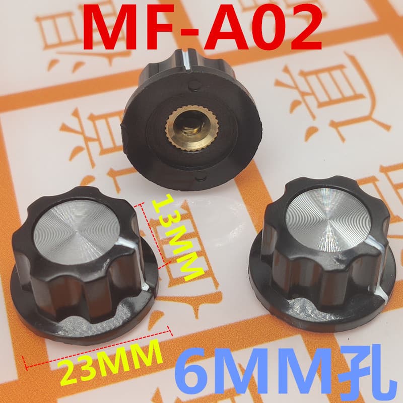 KN-A02 Bakelite knob cap for potentiometer speaker MF-A02 copper core a02