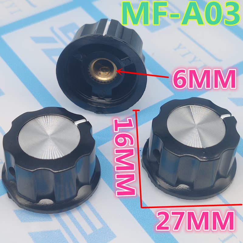 MF-A03 RN99D A03 MFA03 Potentiometer Knob Bakelite Knob RV24 3590S Cap