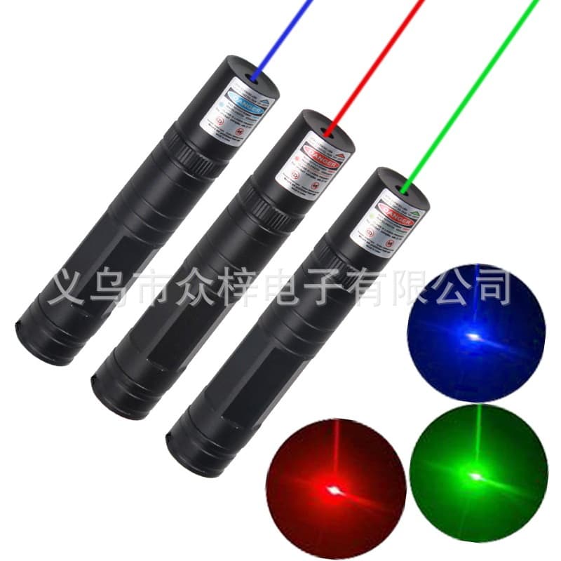 Factory Bare Pen 850 Green Light Red Light Blue-Violet Light Single-Point Laser Pointer Laser Positioning Aid