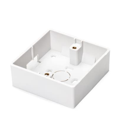 Type 86 PVC surface-mounted junction box, universal thickened junction box for switches and sockets, suitable for both engineering and home wiring.