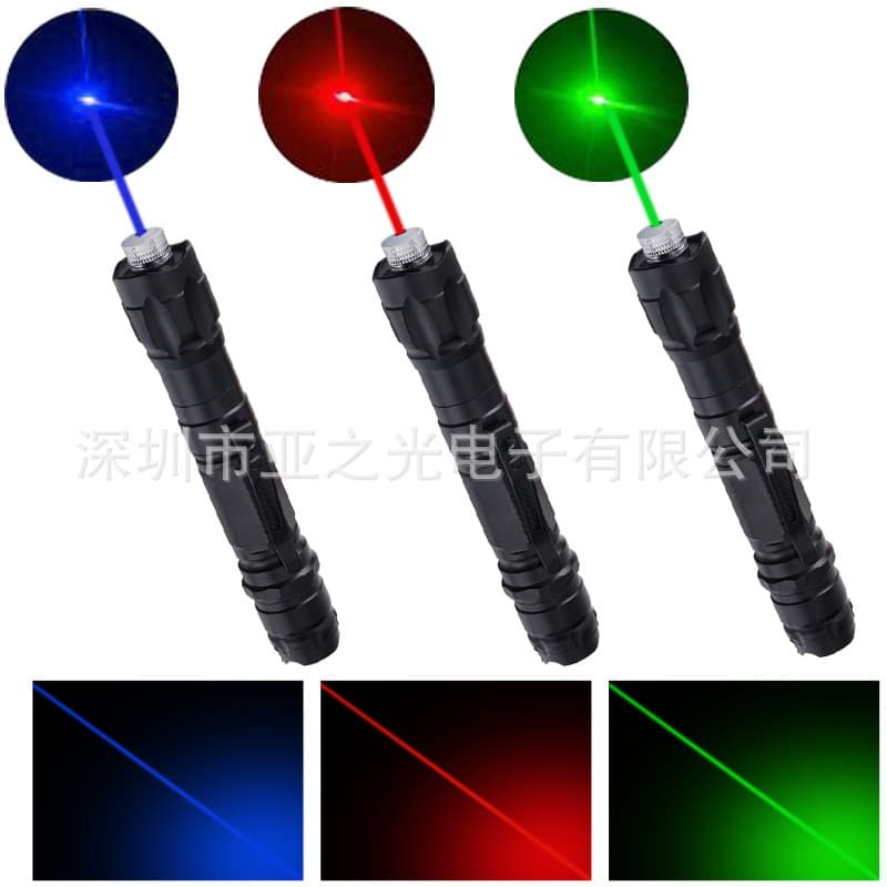 Laser009 Cross-border Supply Hot Selling Red Green Blue Purple Laser Indicator Pen Laser Flashlight Various Colors Available