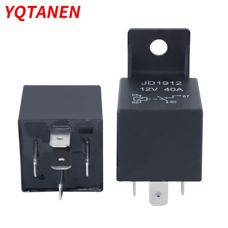 40A 12V/24V JD1914/JD1912 4-pin/5-pin plastic mounting hole automotive relay
