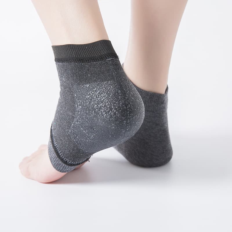 East Eleven Lang foot crack heel four-season yoga socks, silicone foot crack sock covers, cotton short socks, solid color pressure women's socks