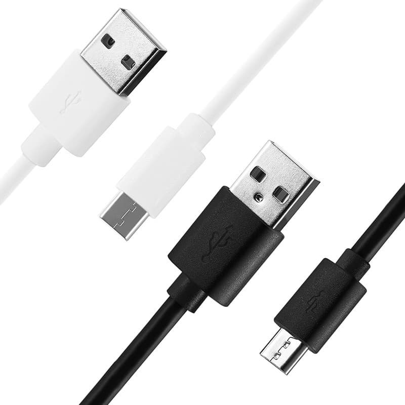 USB Charging Cable microUSB Charging Cable 2A Charging Cable 2-Core Android Charging Cable 0.3-3 Meters