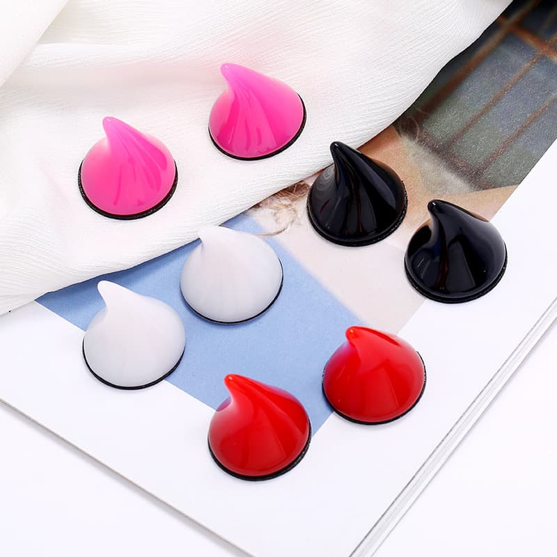 Japanese Demon Horn Car Motorcycle Helmet Accessory Retro Helmet Decoration Small Horn Horn Accessories