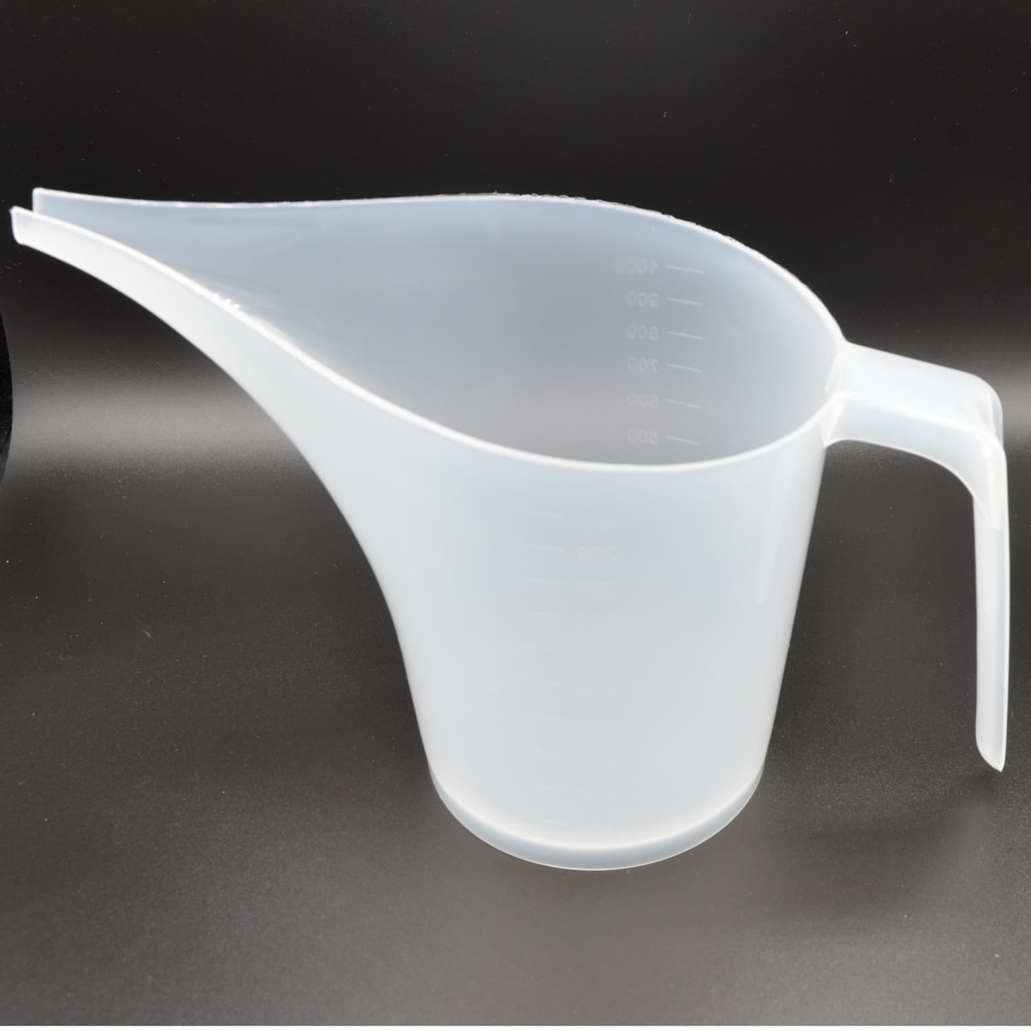 1000ml Plastic Measuring Cup Long Spout Scale Laboratory Baking Cup High Precision Easy To Read Graduations