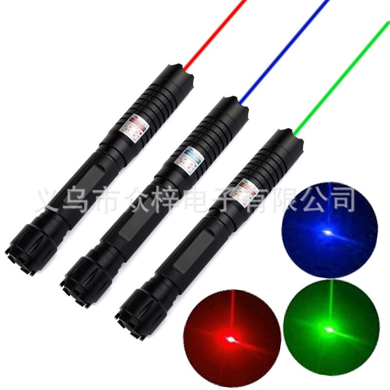 009 battery type blue light green light red light laser pointing pen laser positioning aid
