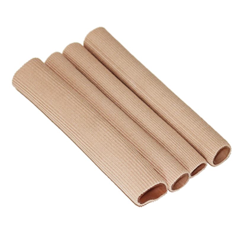 Breathable Fiber Gel Toe and Finger Protectors, Corn Pads for Friction Relief and Pain Reduction, Overlapping Toe Sleeves for Callus Care