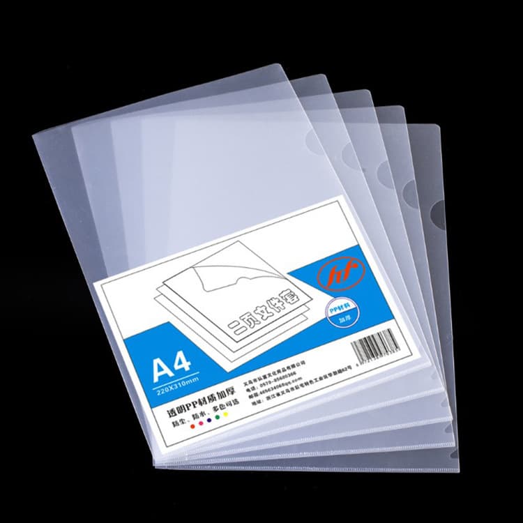 [Strictly Selected] L-shaped folder waterproof protective cover wholesale single-chip folder transparent single-page folder E310 to store files