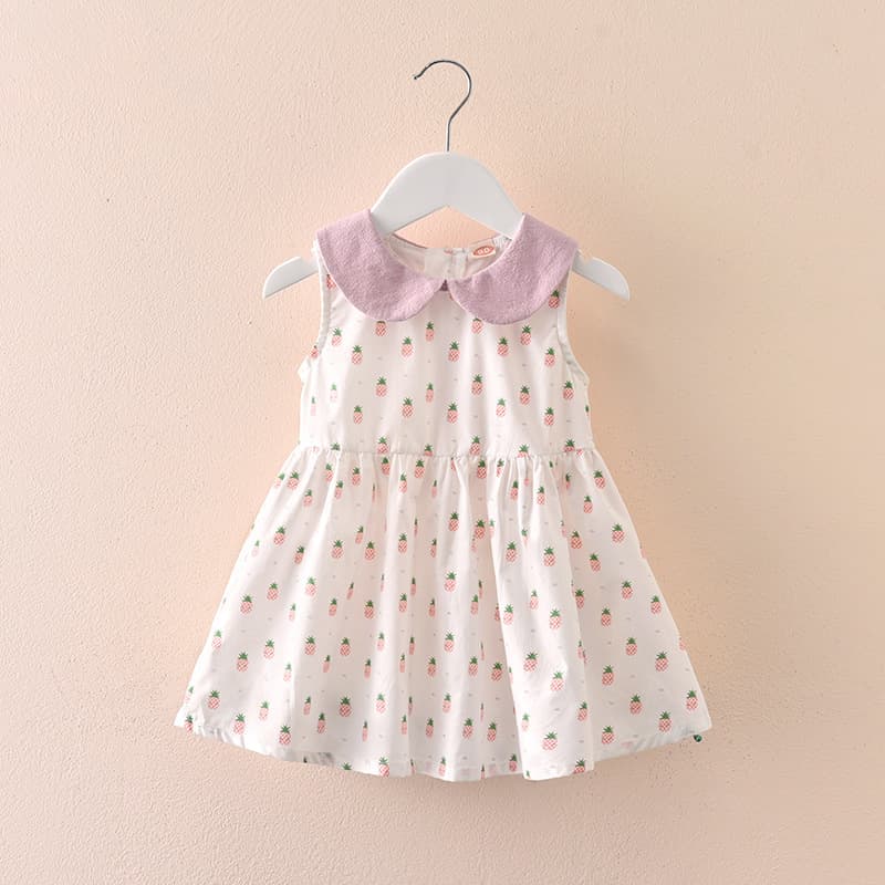 Girls' Dress 2025 Summer New Kids Baby Floral Dress Little Girl Trendy Princess Dress Drop Shipping