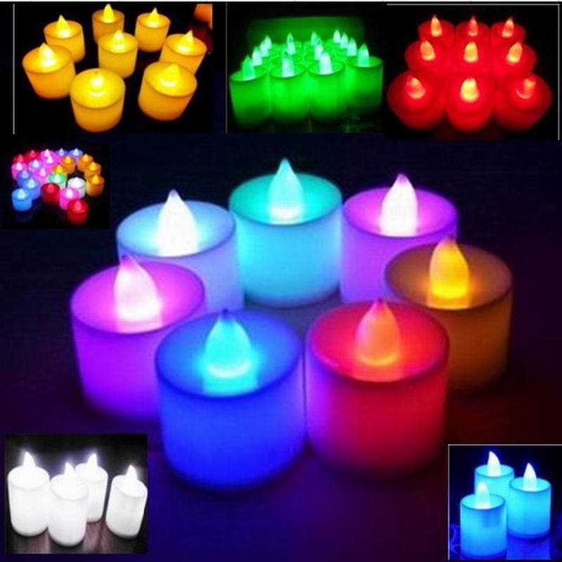LED Flickering Candle Light, Creative Wedding Birthday Party Decoration Props, Wholesale