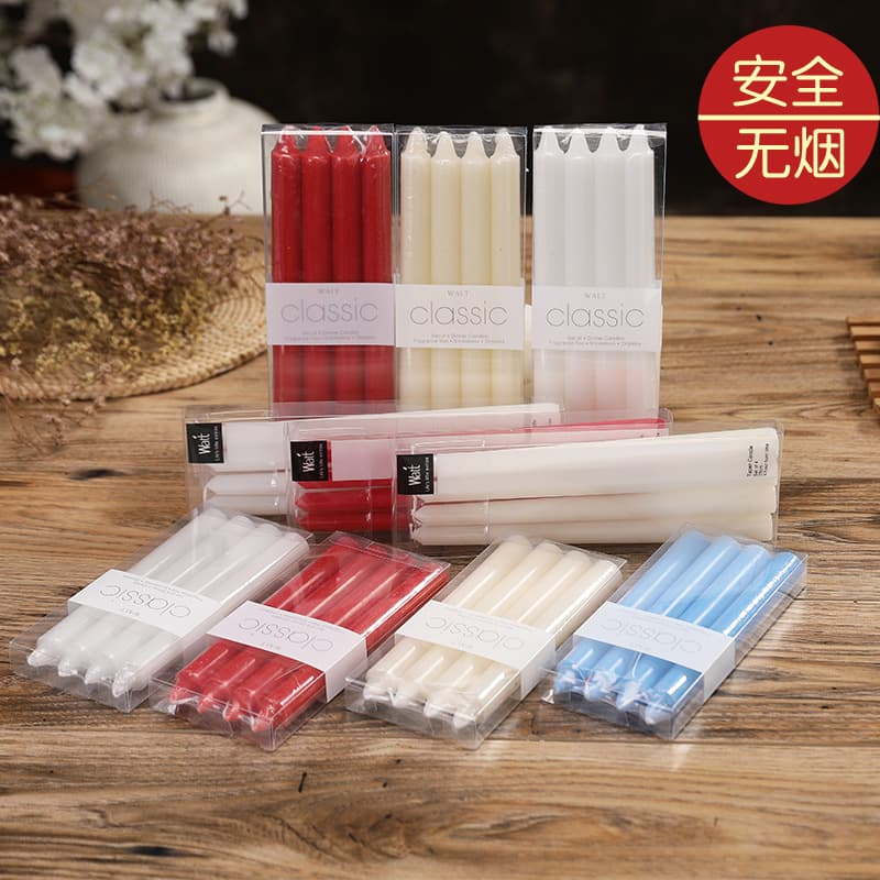 Walt Long Candle Smokeless and Odorless Birthday Candlelight Dinner Paraffin Hotel Church Home Emergency Manufacturer Wholesale