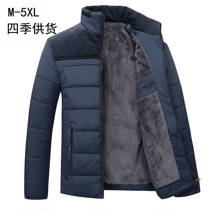 Men's Cotton Coat 2025 New Winter Jacket Korean Fashion Thick Cotton Padded Coat 5XL