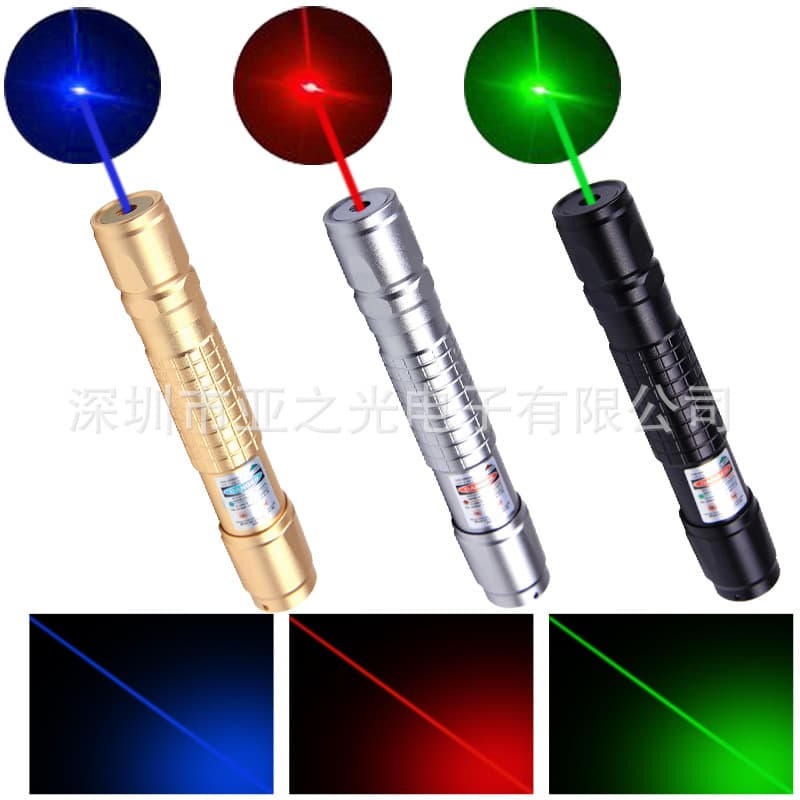 018 Green light red light blue violet light single point laser pointing pen laser positioning aid