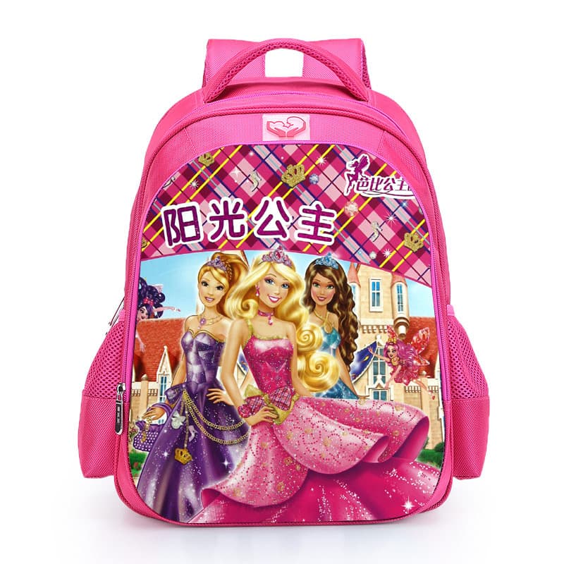 Barbie Backpack for Girls Elementary School Grades 1-3, 4-5, Kindergarten, Middle School and College Students