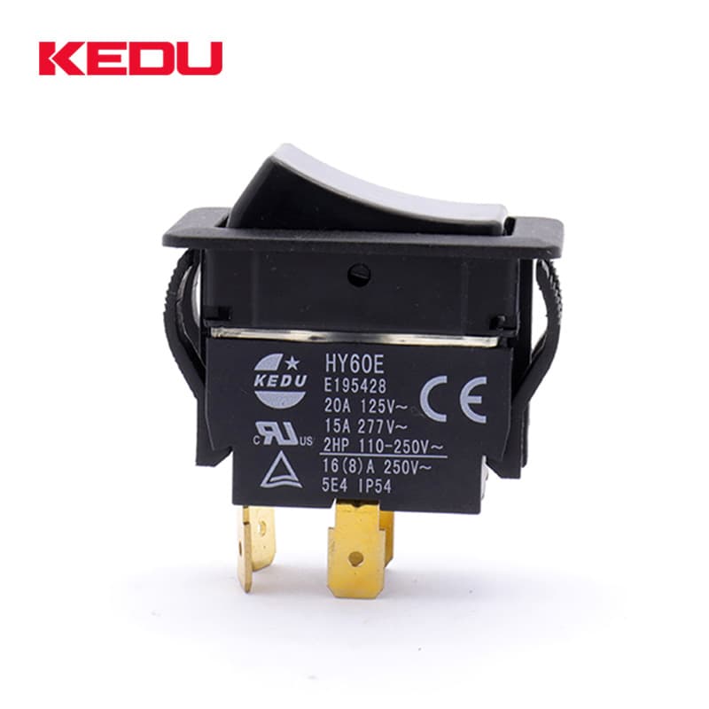 Factory Direct KEDU Arc Switch HY60 Rocker Switch Boat Switch Mechanical Equipment Switch