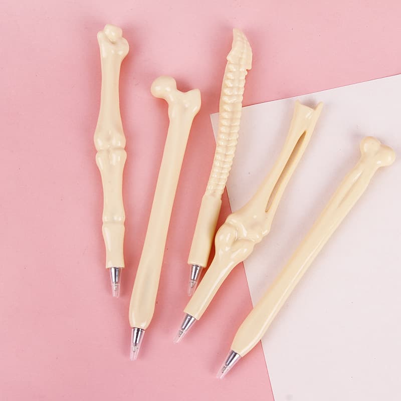 Korean-style Creative Novelty Stationery Student Prize Realistic Bone-shaped Ballpoint Pen Wholesale Factory Direct