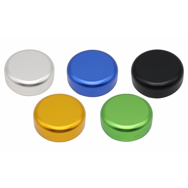 Manufacturer Wholesale Sealed Aluminum Alloy Storage Can, Diameter 55MM, 2-Layer Tobacco Storage Container, Small Smoking Accessory