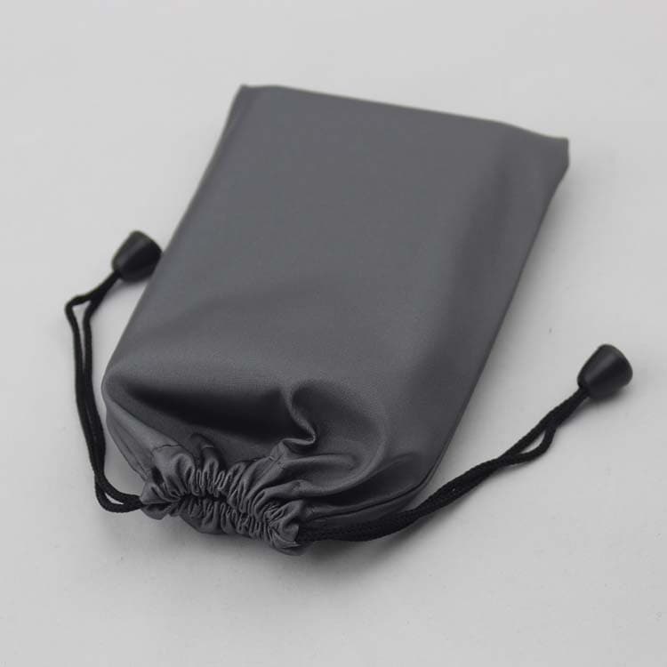 Waterproof Storage Bag for Power Bank & Selfie Stick, Digital Device Drawstring Flannel Pouch Organizer