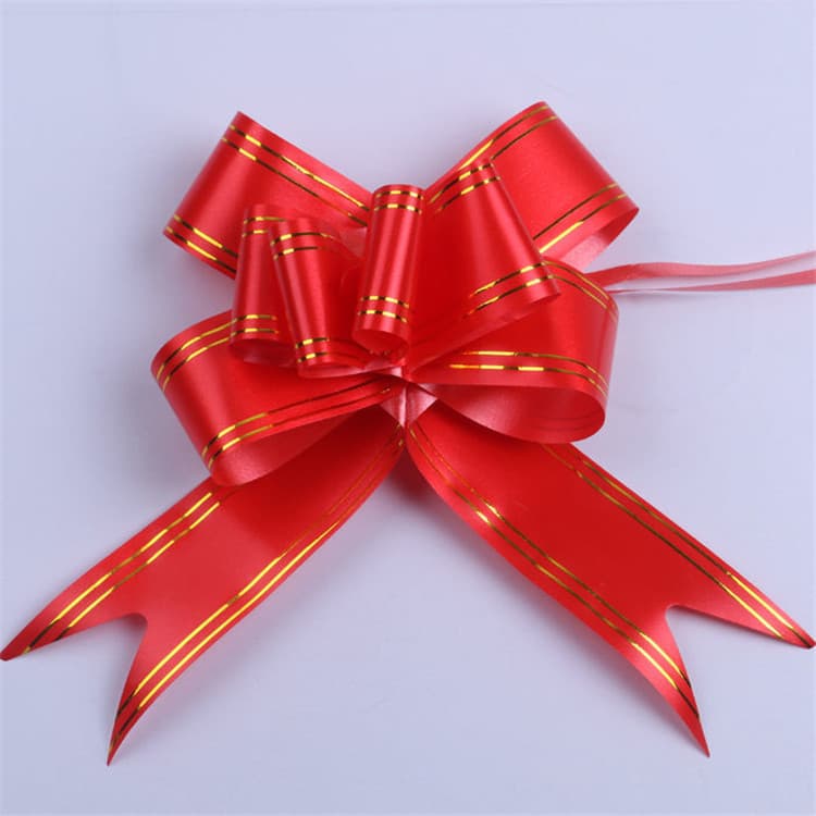 50# large pull flower wedding supplies packaging bow ribbon wedding car decoration door handle ribbon pull flower