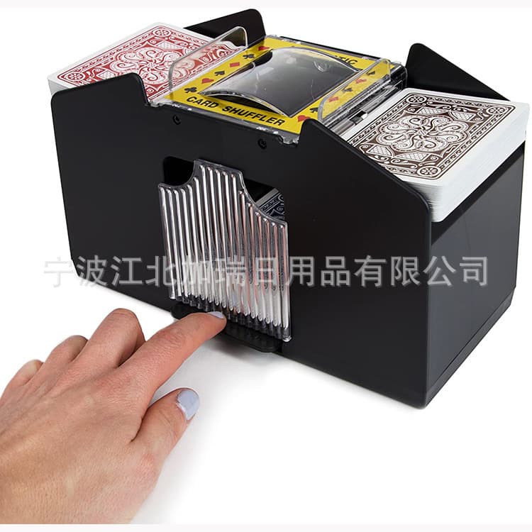 Automatic 4-deck Electric Card Washer Machine No Manual Operation Required Suitable For Elderly Adults