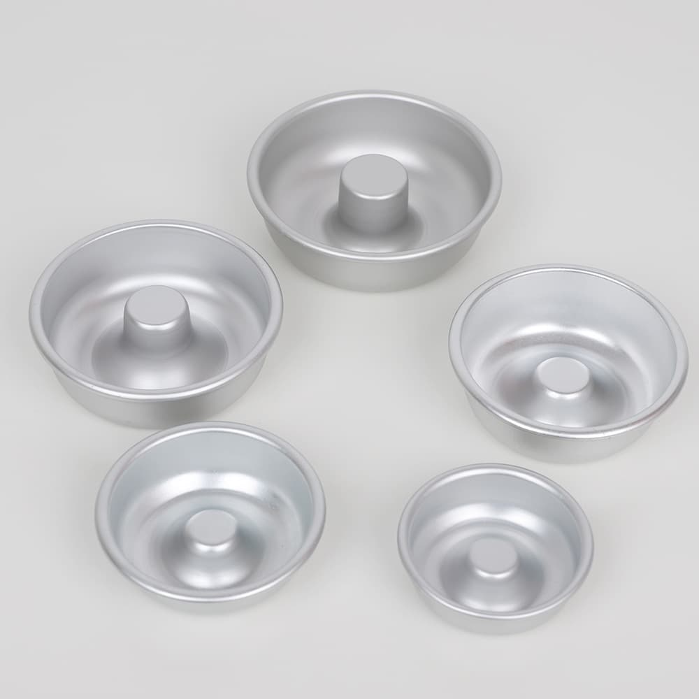 Creative DIY Donut Chiffon Pudding Mold, Small Round Mousse Cake Mold, Hollow New Commercial Home Mold