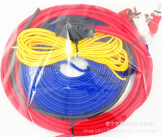 Car Amplifier Wiring Kit, Car Subwoofer Wiring Kit, Car Audio Amplifier Modification Wiring Kit