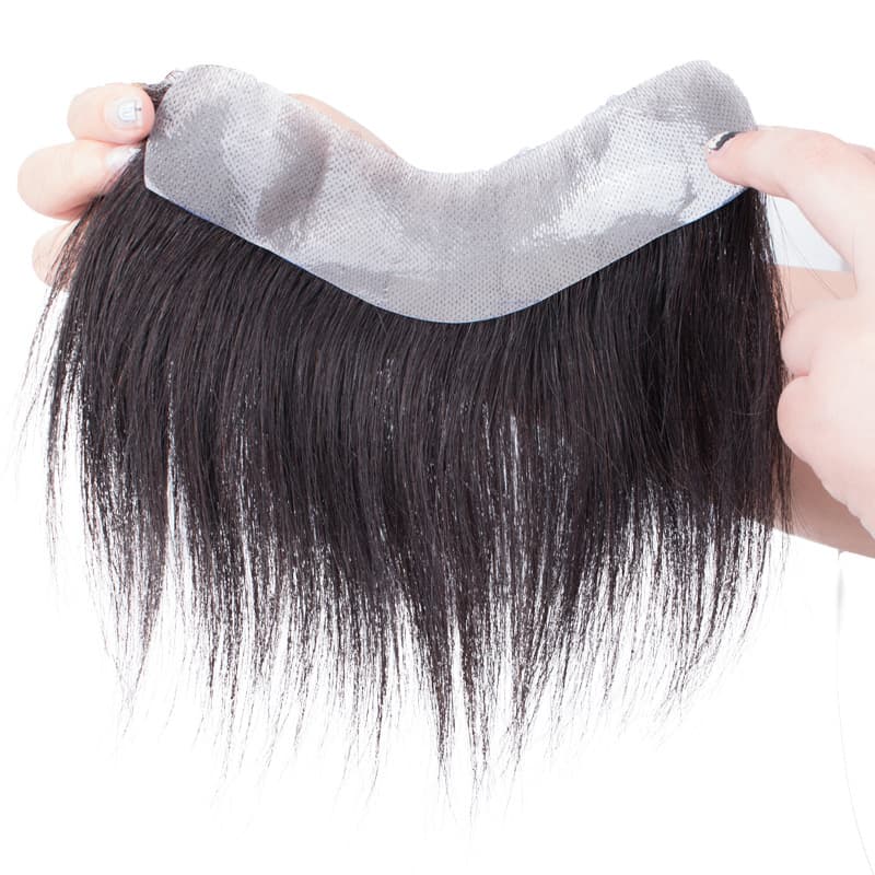 Men's Hairline Wig Full Hand-woven Biological Scalp Hairpiece Frontal Hair Replacement Thinning Hair Solutions