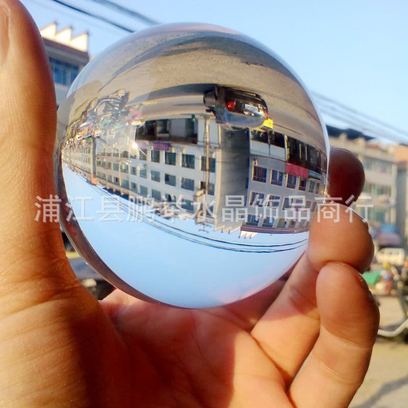 Transparent Crystal Ball Decoration 12mm-200mm K9 Glass Ball Glass Crystal Ball Decorative White Light Ball