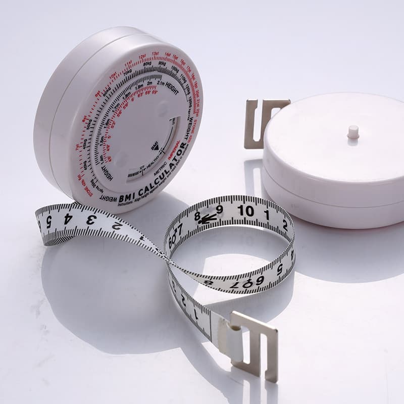 Cross-Border Exclusive Stock BMI Health Tape Measure Retractable Plastic Tape Measure BMI Health Index Tape Measure Cloth Tape Measure Soft Ruler