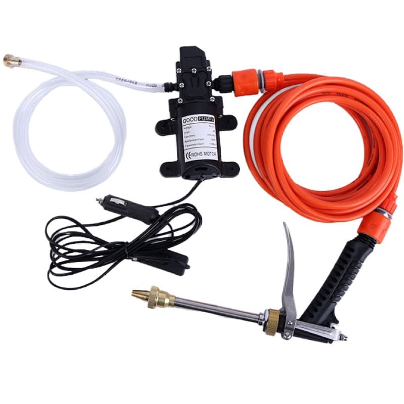 Portable 12v High Pressure Car Wash Pump Electric Mini Simple Air Conditioner Cleaning Machine For Home Car Use