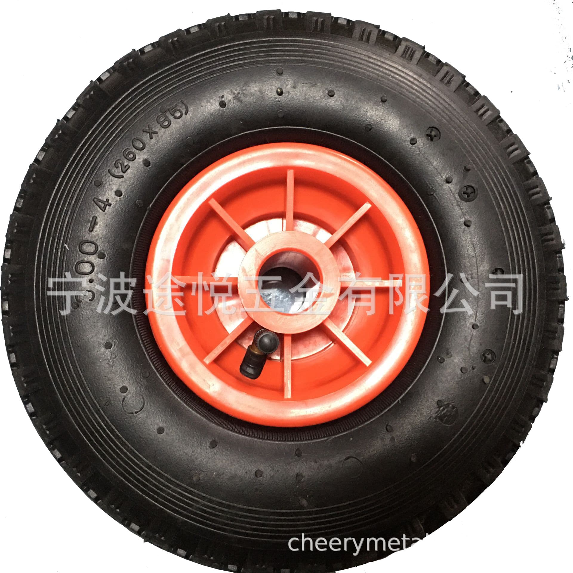 Manufacturer supply of kayak trailer tires, 10-inch inflatable wheels, 300-4 2PR tires