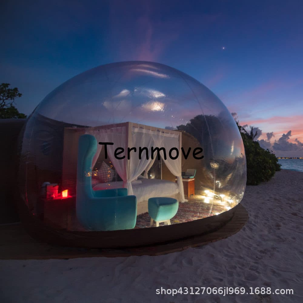 Inflatable Transparent Bubble Tent Outdoor Hotel Camping Tent Mall Advertising Wedding Christmas Exhibition Crystal Ball